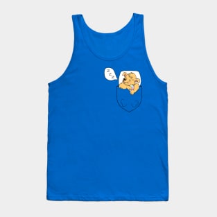 Sleepy Head Snoring Pocket Pup Tank Top